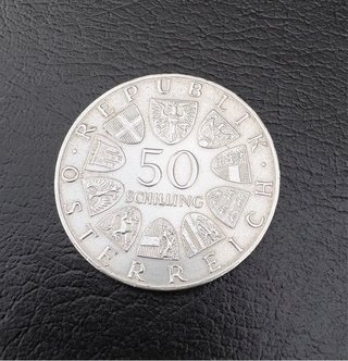 Monete d'Argento 50 Scellini Austria SC