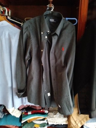 Camisa Polo Ralph Lauren Gris