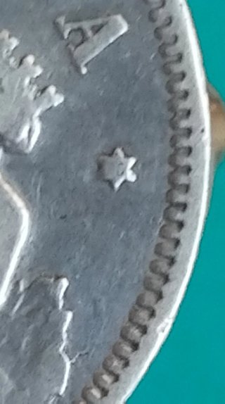 2 Monete d'Argento Spagna 1873 e 1874