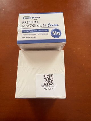 Lote 2 Cremas Magnesio South Moon 100g
