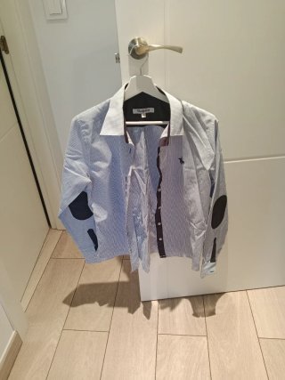 Camisa Salpika Azul Talla M