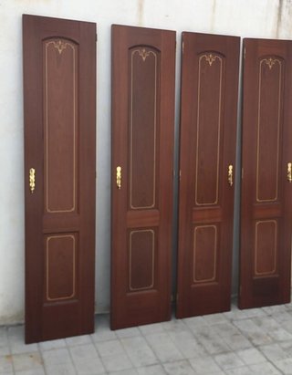 4 Puertas de Armario de Madera Maciza