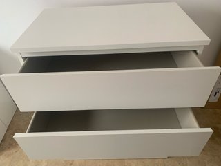 Cómoda Malm 4 Cajones Blanca