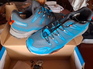 Zapatillas de Ciclismo Shimano Azules