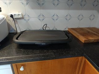 Plancha de cocina eléctrica