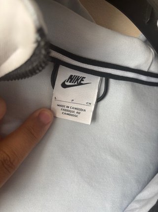 Chaqueta Nike Tech Fleece Azul y Blanca Talla L