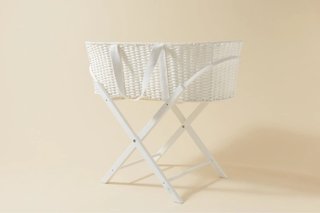 Moisés blanco con soporte