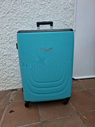 Maleta trolley gran capacidad azul
