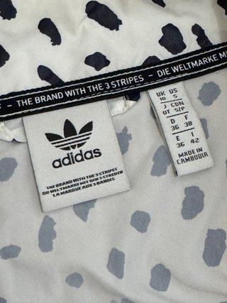 Cortavientos Adidas Negro y Blanco