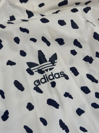 Cortavientos Adidas Negro y Blanco