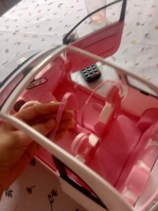 Coche de juguete Barbie blanco
