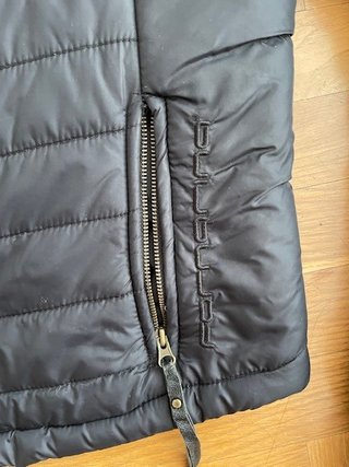 Cazadora acolchada negra talla M