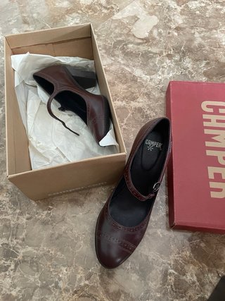 Zapatos de Salón Camper Marrones Talla 38