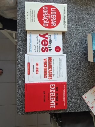 Lote 4 Livros: Liderança e Gestão