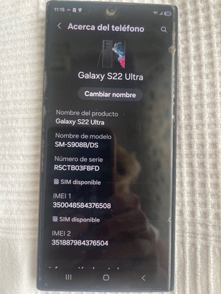Samsung Galaxy S22 Ultra SM-S908B/DS