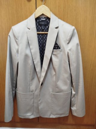 Chaqueta Americana Mango beige Talla M