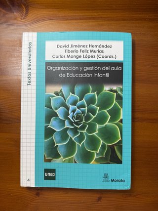 Organización y gestión aula Infantil UNED
