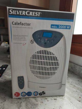 Calefactor Termoventilador Oscilante 2000W