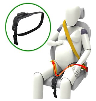 Adaptador cinturón seguridad embarazada