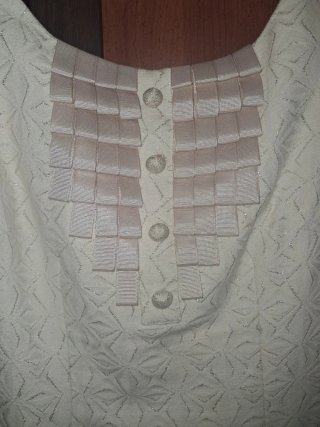 Vestido de cóctel beige