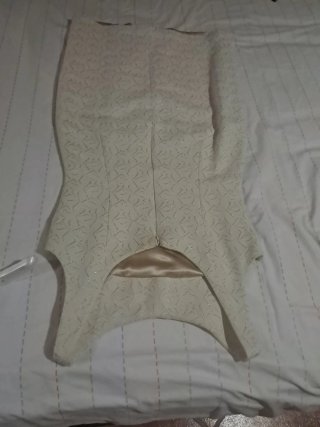 Vestido de cóctel beige
