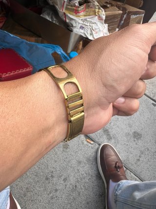 Reloj Cauny Dorado y Blanco
