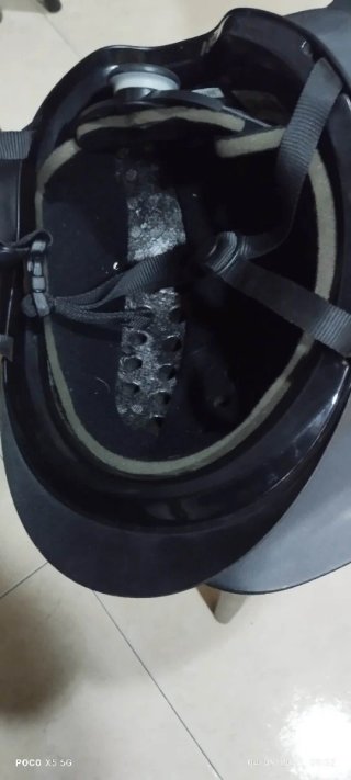 Casco de equitación negro