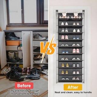 Organizador Zapatero Para Puerta 10 Niveles