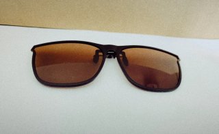 Clip Gafas de Sol Polarizadas - Marrón habana