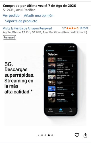 iPhone 12 Pro 512GB Azul Pacífico