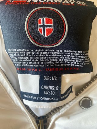 Chaqueta Geographical Norway Blanca