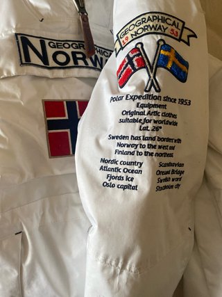 Chaqueta Geographical Norway Blanca
