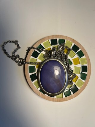 Collar Bohemio con Colgante Ovalado