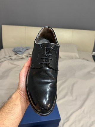 Scarpe eleganti lucide Borgi nere