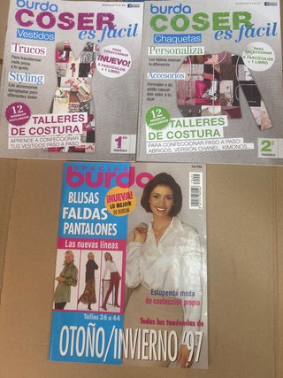 Revistas BURDA con sus patrones