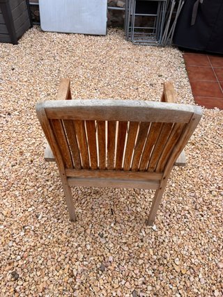 Silla de Teca con Reposabrazos
