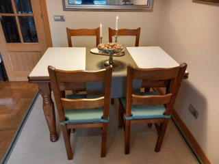 Mesa de Comedor Extensible Rectangular