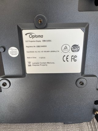 Proyector Optoma Negro