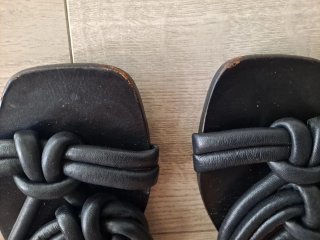 Sandalias Zara negras talla 40