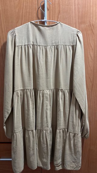 Vestido Beige Zara Talla S