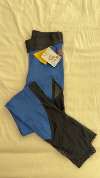 Leggings Deportivos Azules y Negros