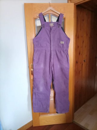 Buzo de trabajo vintage morado