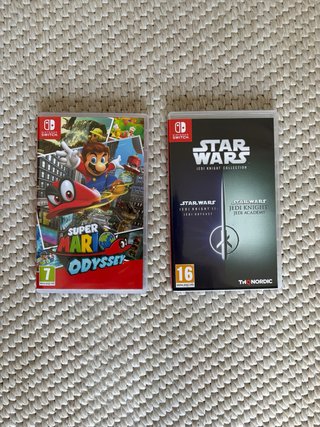 Nintendo Switch | Mario Odyssey + Star Wars Jedi