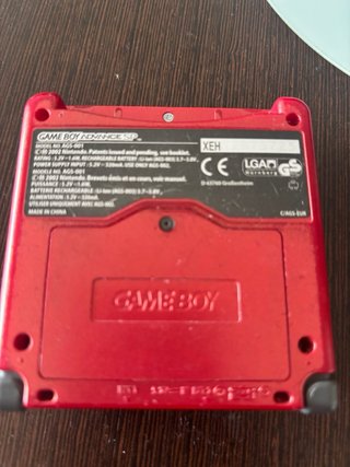 Nintendo Game Boy SP Edición Groudon Roja