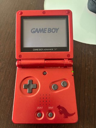 Nintendo Game Boy SP Edición Groudon Roja