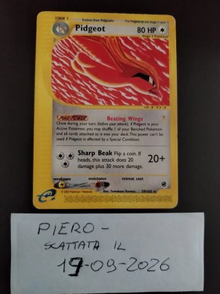 Carta Pokémon Pidgeot 59/165 Non holo