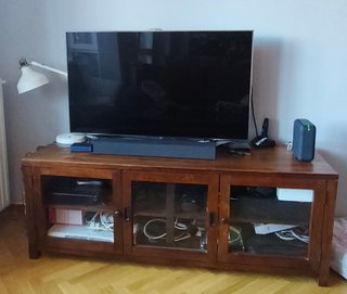 Mueble de Televisión Estilo Colonial