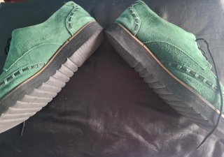 Zapatos Cool Way Verdes con Cordones