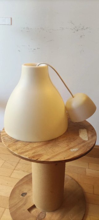 Lámpara colgante blanca