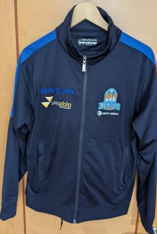 Chaqueta Chándal San Pablo Burgos Givova Talla M